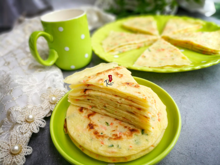 黄瓜胡萝卜鸡蛋饼