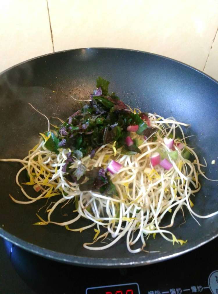 杂菜炒面条