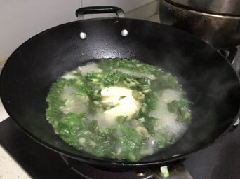 青菜豆腐菠菜面