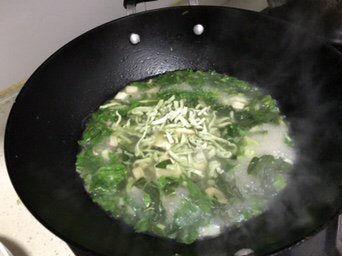 青菜豆腐菠菜面