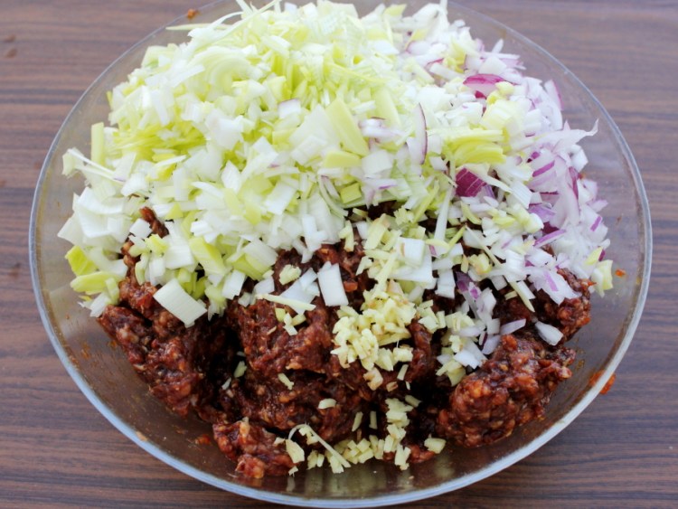 西芹牛肉水饺