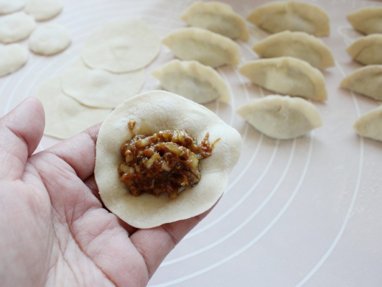 西芹牛肉水饺