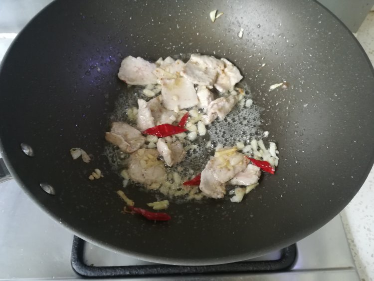 豇豆炒肉片