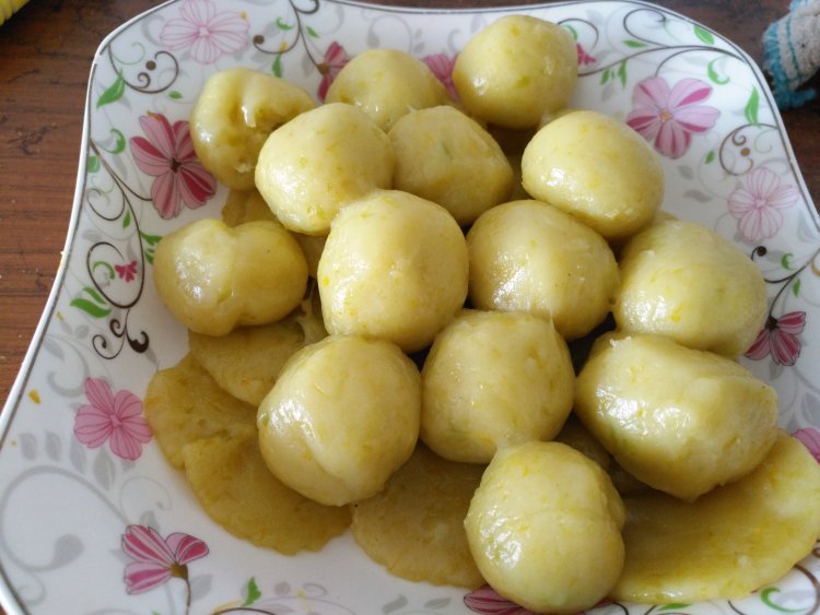 南瓜饼。