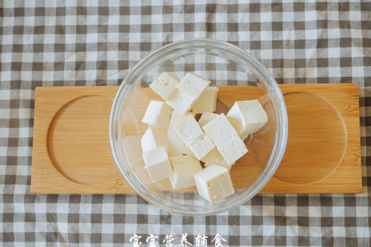 南瓜虾皮豆腐煲-辅食