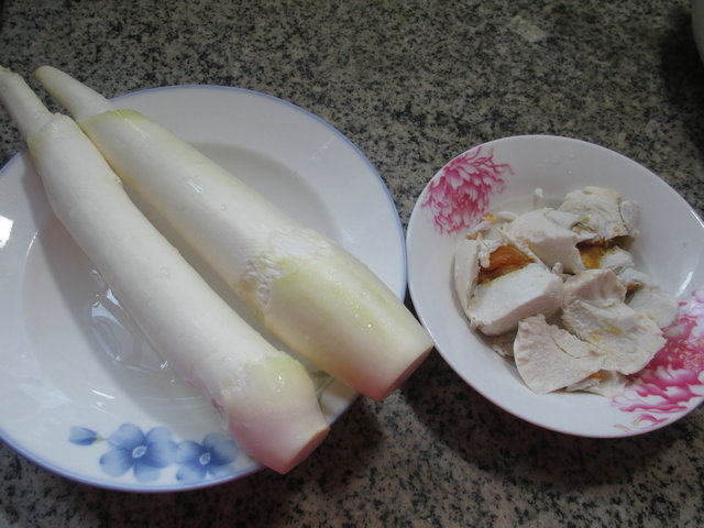 咸鸭蛋炒茭白