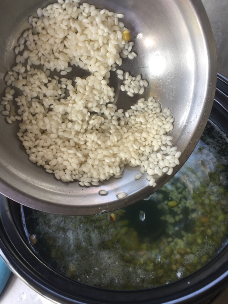 百合绿豆粥