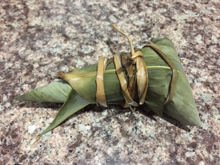 西米紫薯粽