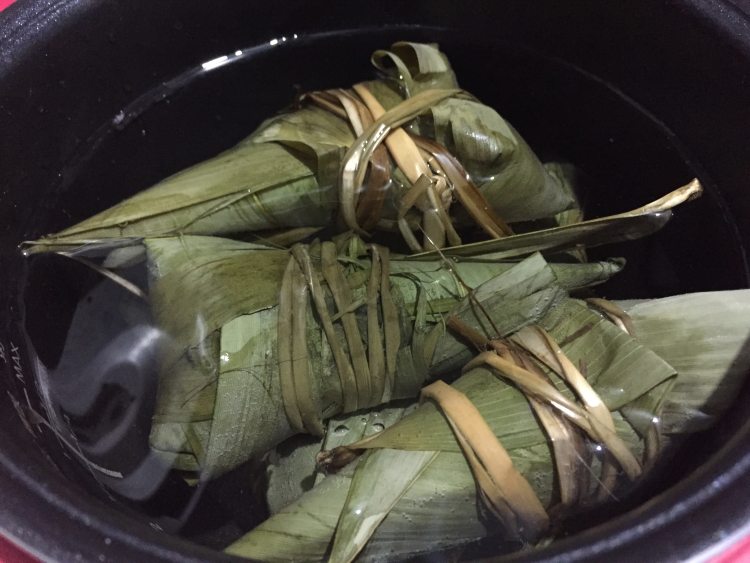 西米紫薯粽