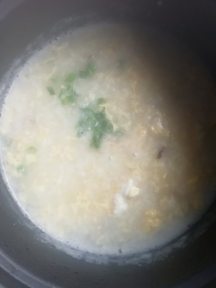 茨菇瘦肉鸡蛋粥