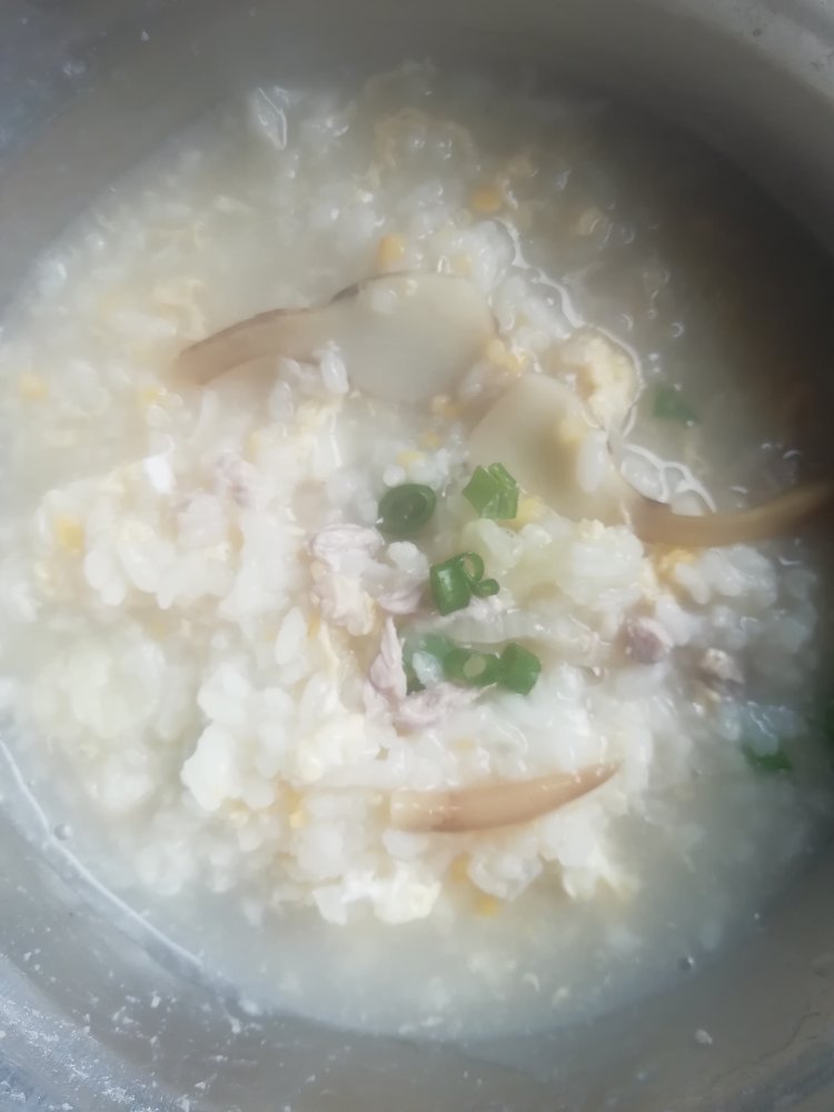 茨菇瘦肉鸡蛋粥