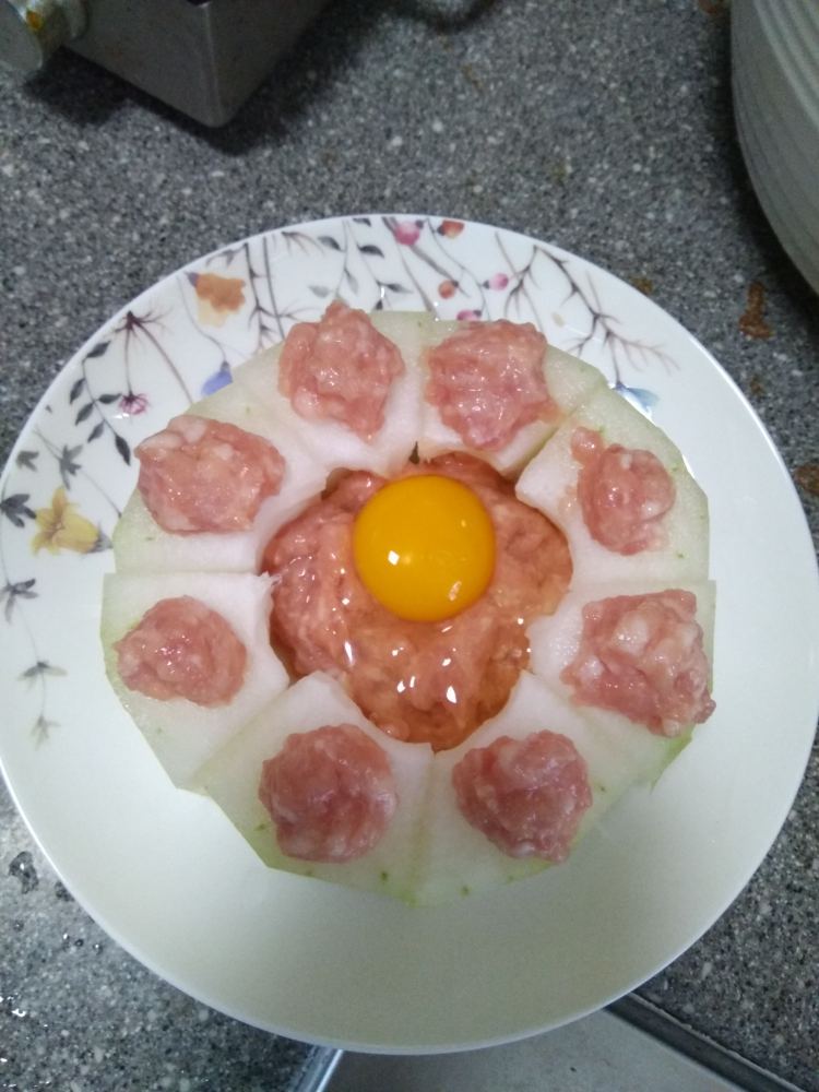 冬瓜蒸肉饼