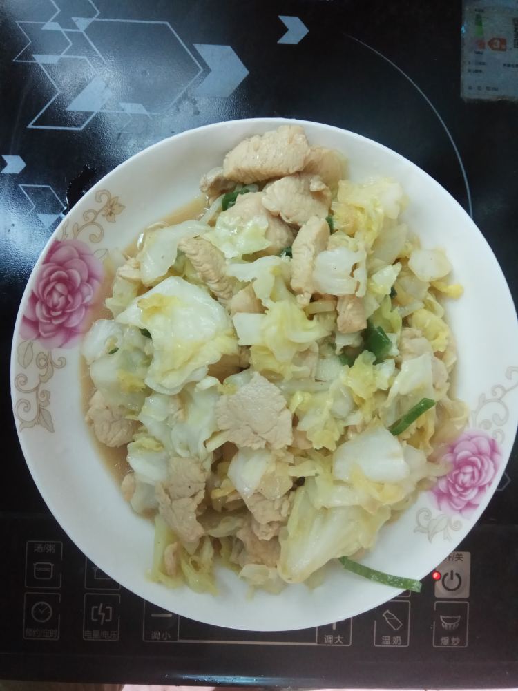 包菜炒鸡胸肉