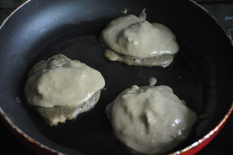 沙丁鱼苋菜饼