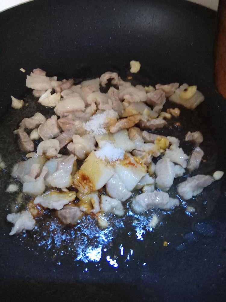 猪肉炒豆角