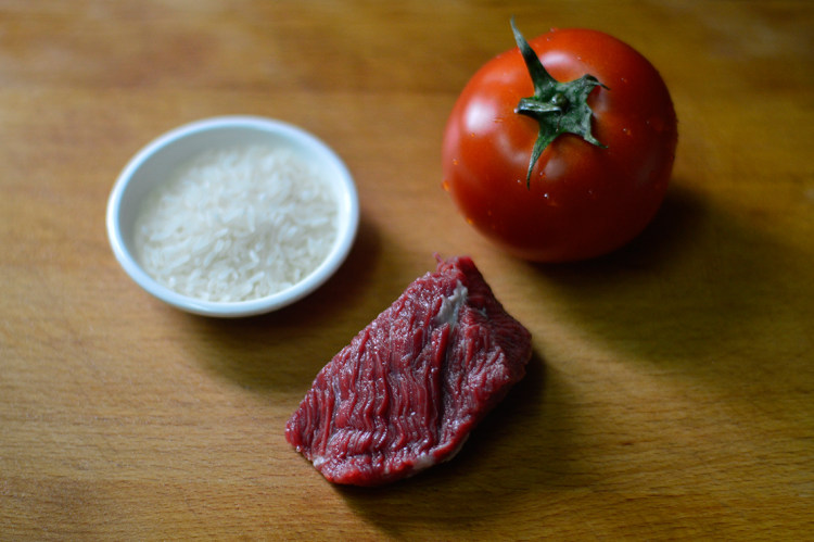 番茄牛肉粥