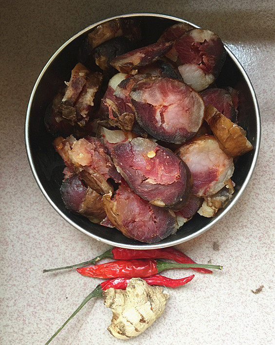 蒜薹炒腊肠