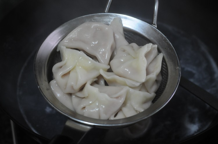 香辣拌饺子