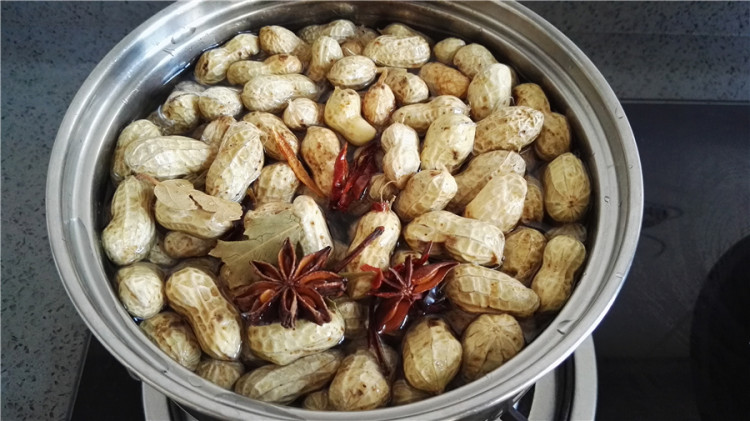 水煮五香花生