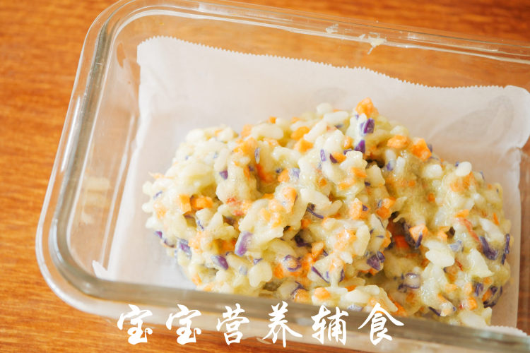 宝宝辅食-鲜虾蒸米糕