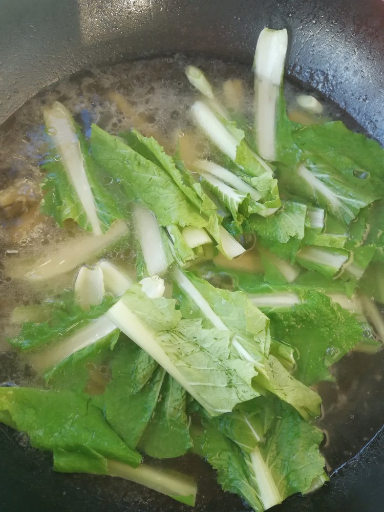 小白菜炖土豆条