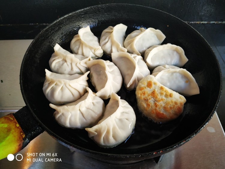 韭菜肉馅生煎饺