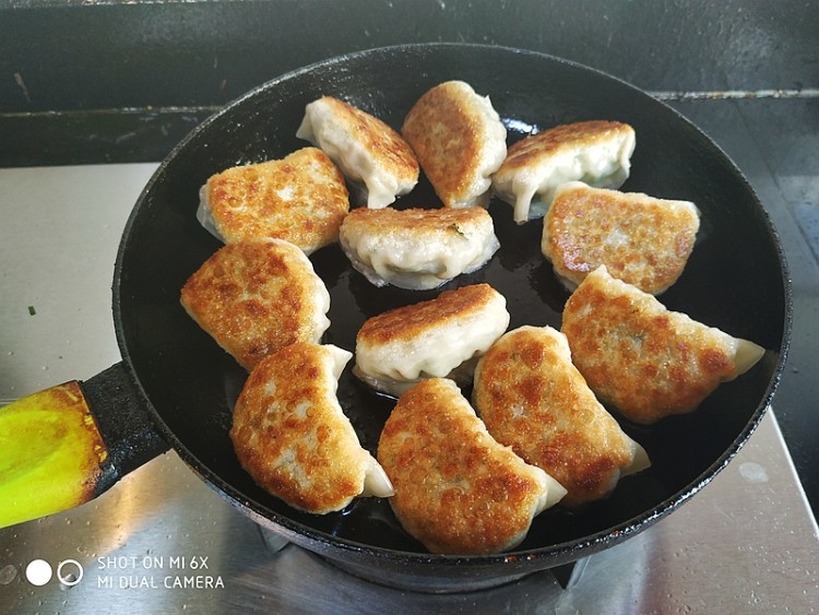 韭菜肉馅生煎饺