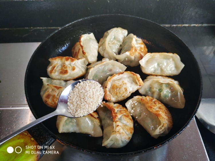 韭菜肉馅生煎饺