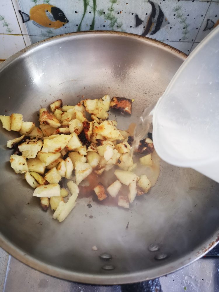 青红椒炒馍