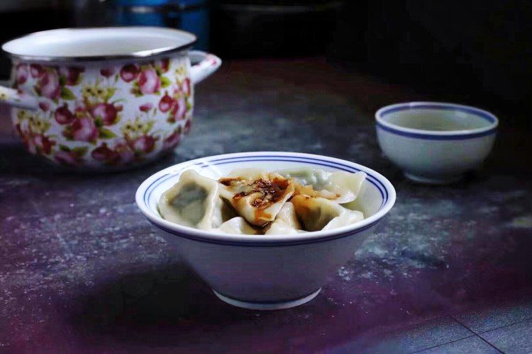 韭菜猪肉馅水饺