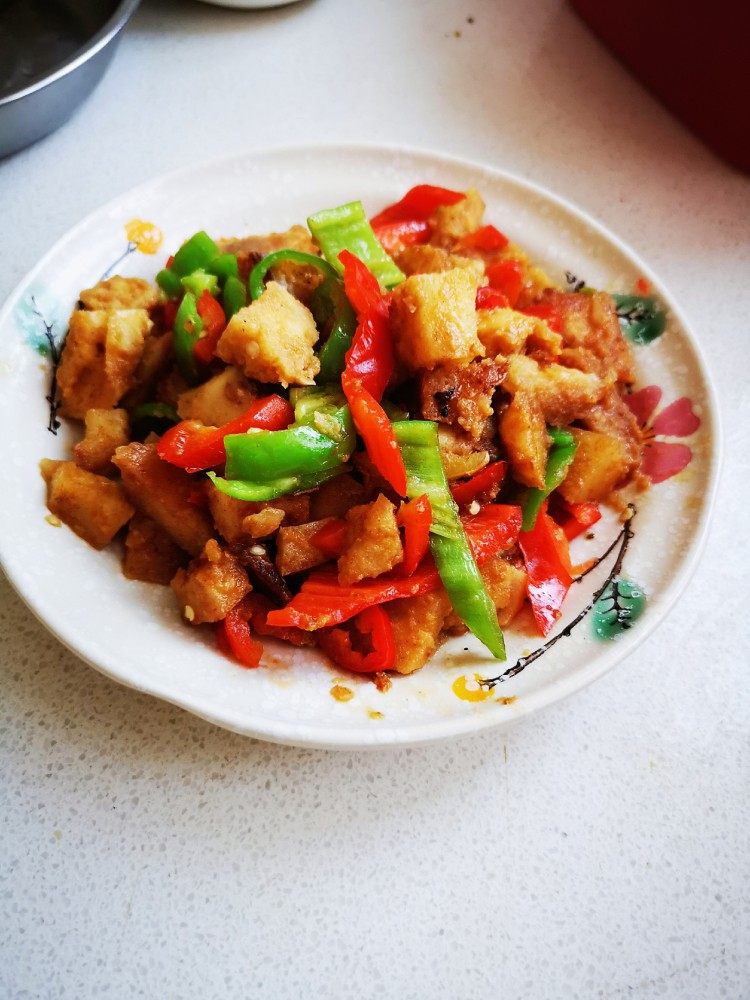 青红椒炒馍