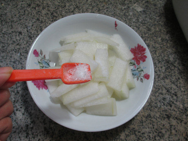 咸鸭蛋蒸冬瓜