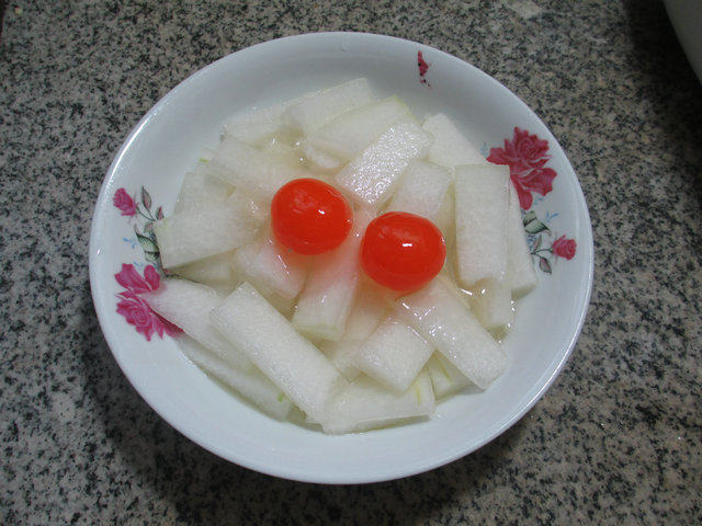 咸鸭蛋蒸冬瓜