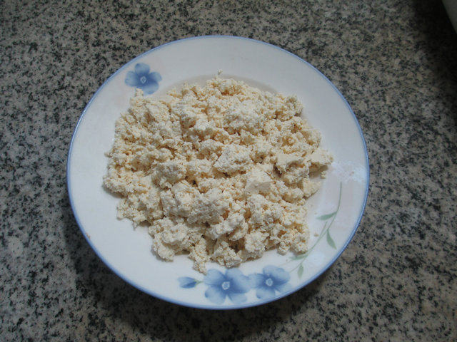 雪菜抓炒老豆腐